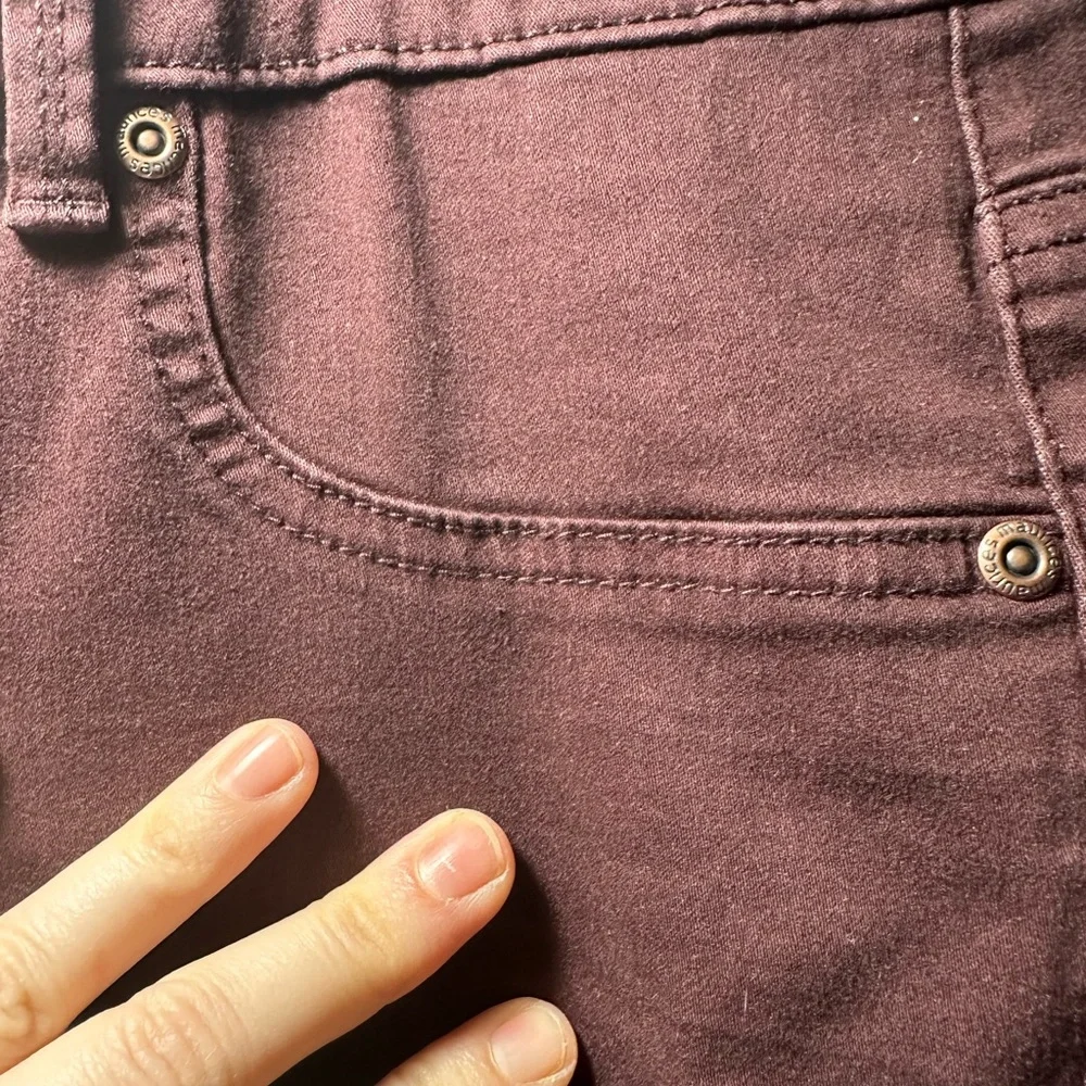 Maurice’s Maroon Skinny Pants - Picture 4 of 7
